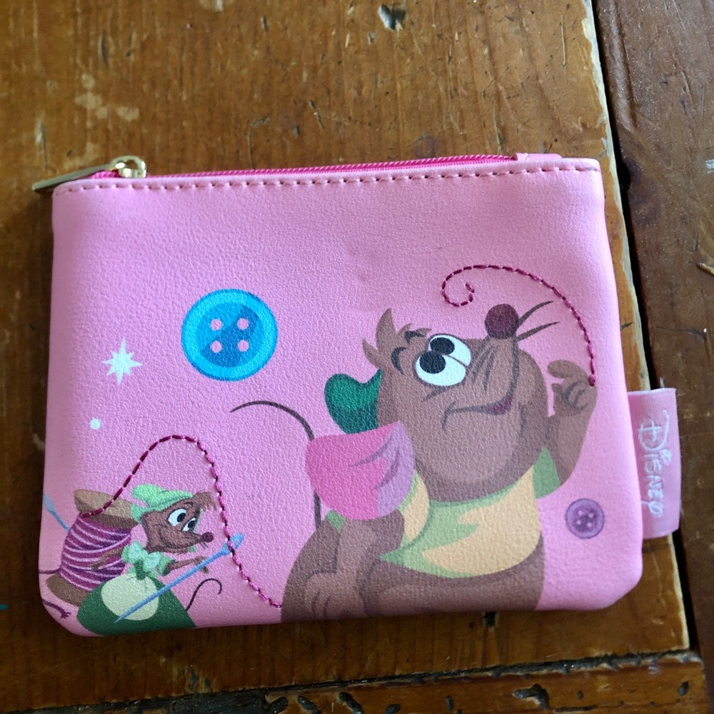Loungefly Disney Gus Gus Cinderella Sewing theme Coin Purse